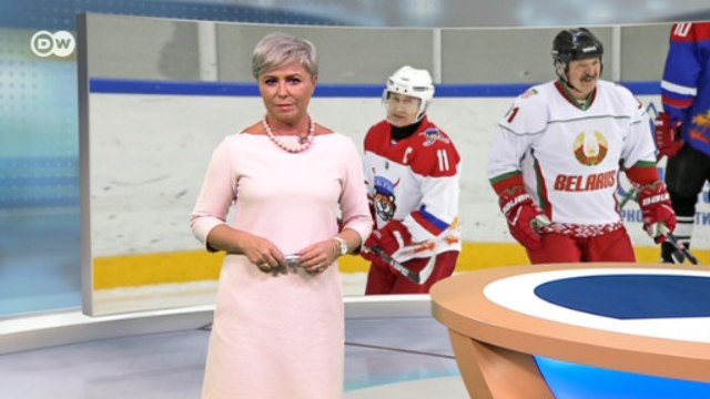 Нефть, газ и немного хоккея: Путин и Лукашенко скрестили клюшки в Сочи. DW Новости (10.02.2020)