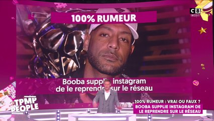 Booba supplie Instagram de le reprendre sur le réseau !