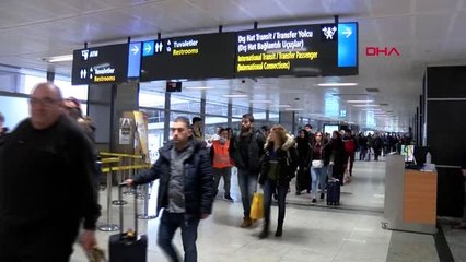 Sabiha gökçen'e gelen uluslararası tüm yolcular termal kamera ile kontrol edilmeye başlandı