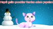 Kardan adam çocuk şarkısı | Konuşan kediler çocuk şarkıları çizgi film izle.