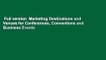 Full version  Marketing Destinations and Venues for Conferences, Conventions and Business Events