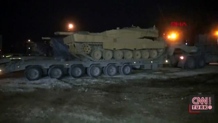 Suriye sınırına 300 araçlık askeri sevkiyat