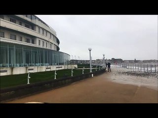 High tide at Morecambe Bay