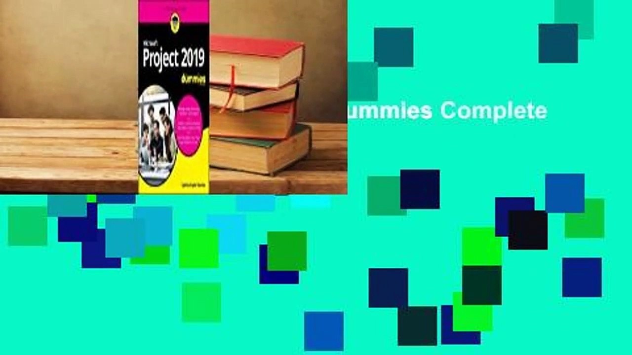 Microsoft Project 2019 for Dummies Complete