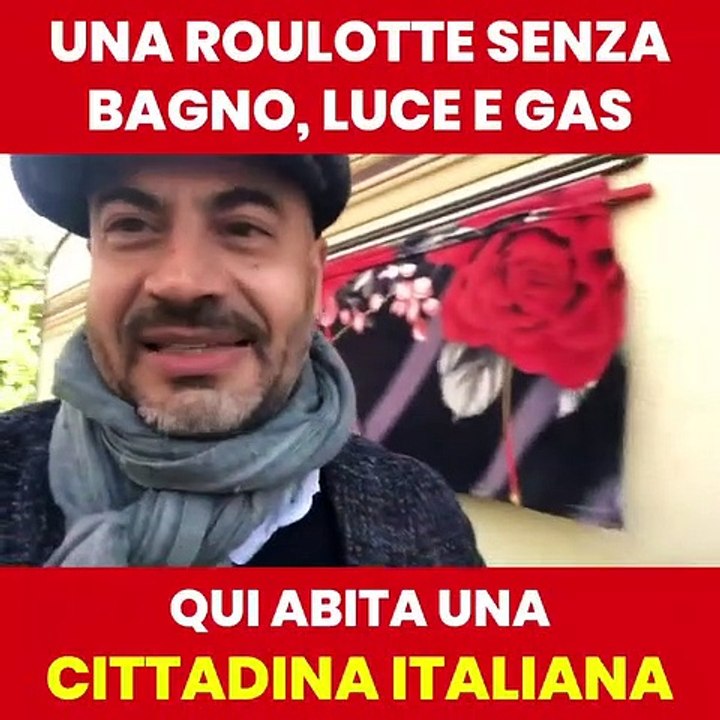 Ditemi se si può vivere in queste situazioni! Una roulotte senza luce, acqua e gas. Senza bagno. Siamo in provincia di Bergamo: qui ha la residenza una cittadina italiana