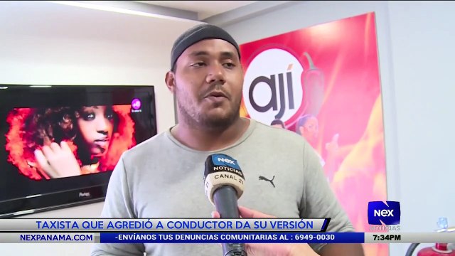 Taxista que agredió a conductor da su versión - Nex Noticias