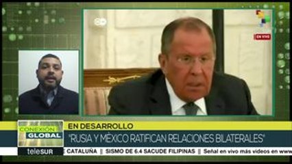 Sergei Lavrov será recibido en México por el canciller Marcelo Ebrard