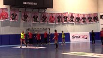 Kastamonu Belediyespor, Thüringer maçının hazırlıklarını tamamladı