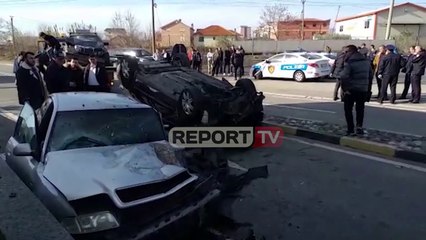Report TV - Lihet në burg 'Schumacher-i' i Gjirokastrës, përplasi postbllokun e policisë në Elbasan
