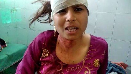 अजीतमल के इमिलिया रोड पर तेज रफ्तार बाइक और टेंपो की भिड़ंत में 10 घायल