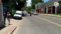 motociclista cai em buraco em Colatina
