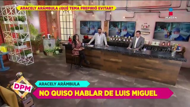 Aracely Arámbula evita hablar de Luis Miguel
