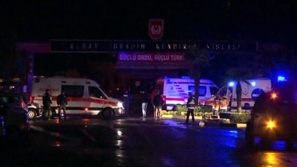 Tuzla'da askeri alanda yangın