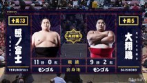 Terunofuji vs Daishoho - Hatsu 2020, Juryo - Day 12