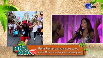 ¿Meche Pacheco se va a Estados Unidos nuevamente?