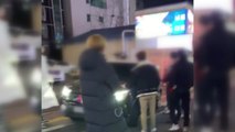 수원 인계동서 '만취' 20대, 차량·행인 잇달아 들이받아 / YTN