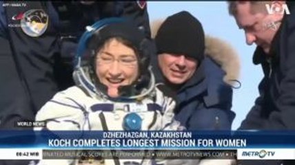 Christina Koch Completes Longest Mission for Women in Space Flight
