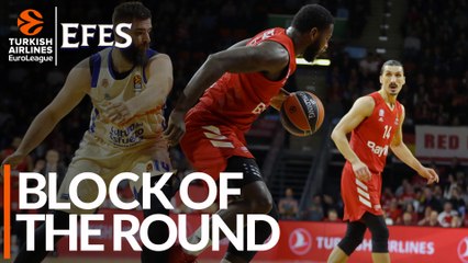 Efes Block of the Round: Matthias Lessort, FC Bayern Munich