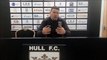 Hull FC boss Lee Radford welcomes Peter Sterling into changing room after 25-16 derby win