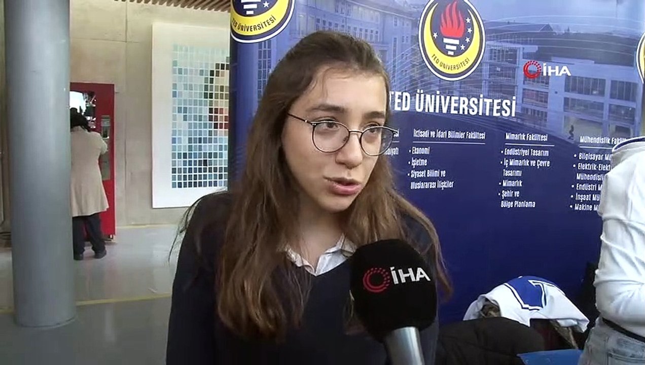 TED Ankara Koleji 16. Üniversite Tanıtım Fuarı'na yoğun ilgi