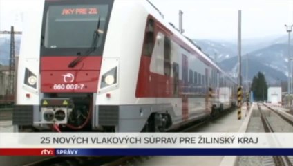 25 nových vlakových súprav ZSSK pre Žilinský kraj