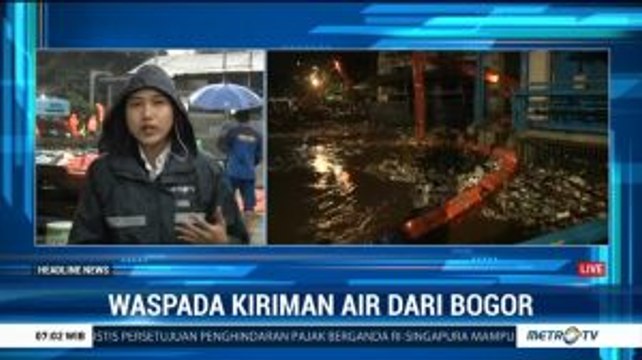 Ketinggian Pintu Air Manggarai Terus Meningkat, Warga Diminta Waspada Banjir