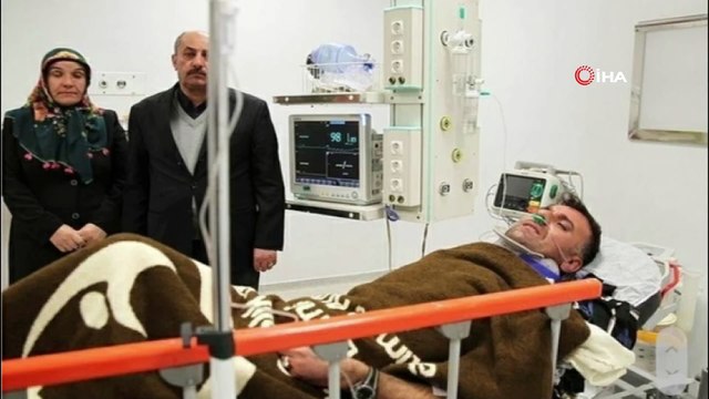 Çığ faciasından ilk kurtulan kepçe operatörü Ankara’ya sevk edildi