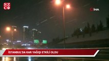 İstanbul genelinde kar yağışı etkili oldu