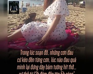 Quá trình sinh nở của chị Tanya Phạm kéo dài gần 20 tiếng dù đã đau quá mức ...