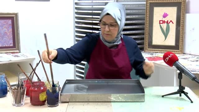 Ak parti'li katırcıoğlu, 'ebru' yapıyor suça itilmiş kız çocuklarımıza ebru ile rehabilitasyon...