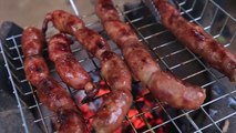 Cambodian food - making Sausage recipe - របៀបធ្វើសាច់ក្រក - ម្ហូបខ្មែរ