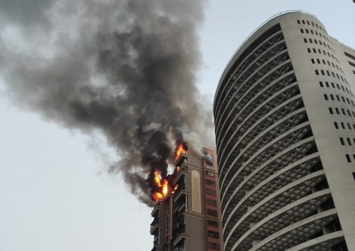 Navi Mumbai fire at Nerul Seafoods apartment