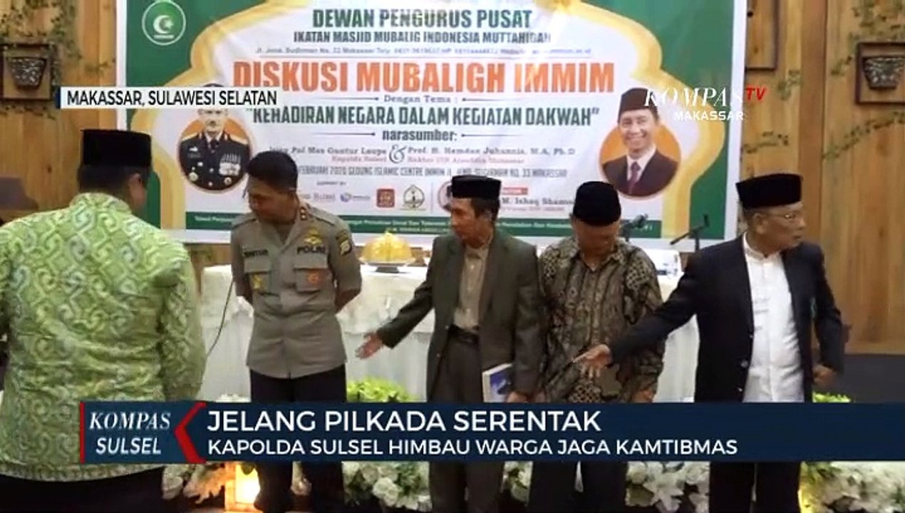 Kapolda Sulsel Minta Mubaligh Jaga Kamtibmas Jelang Pilkada