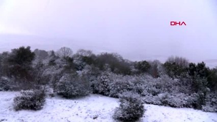 İstanbul'da kar, kent beyaza büründü