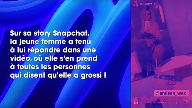 Mélanight critiquée par un candidat de télé-réalité sur son physique, elle lui répond