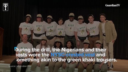 Nigerian students abroad re-enacts NYSC experience