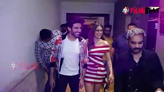 Sara Ali Khan & Kartik Aryan promote Love Aaj Kal 2 in same color dress; Watch video | FilmiBeat