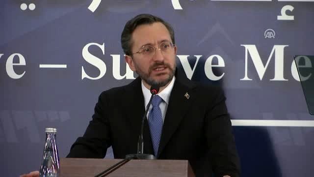 1. Türkiye-Suriye Medya Buluşması - Cumhurbaşkanı İletişim Başkanı Fahrettin Altun (5)