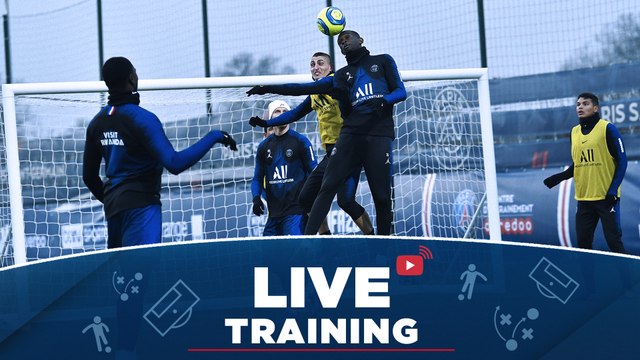 Replay : Les 15 premières minutes d'entraînement veille de Paris Saint-Germain - Olympique Lyonnais