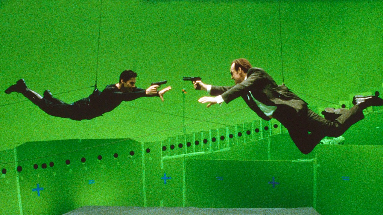 Sur le tournage de Matrix