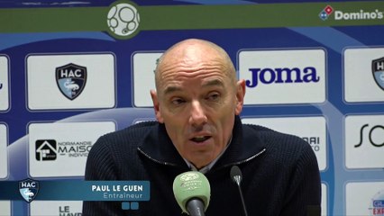 Après HAC - Caen (1-1), réaction de Paul Le Guen