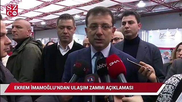 İmamoğlu’ndan “ulaşım zammı” açıklaması: