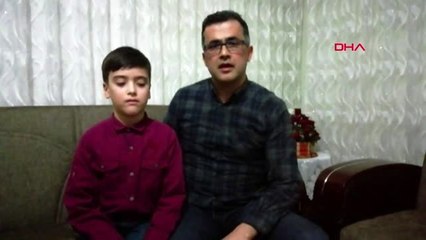 Çorum ilkokullu mehmet'in duygulandıran türk bayrağı hassasiyeti