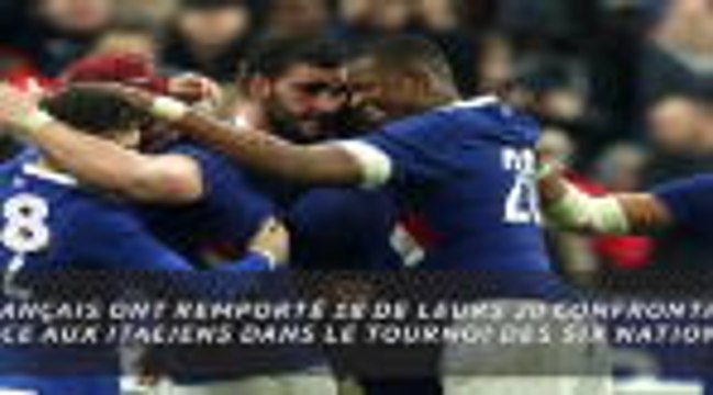 RUGBY : Six Nations : 2e j. - France-Italie en chiffres