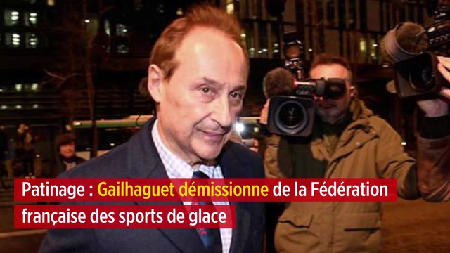 Patinage : Gailhaguet démissionne de la Fédération française des sports de glace