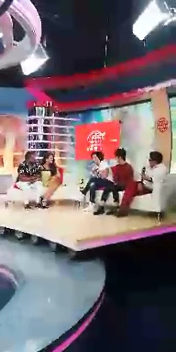 Los Aristemo Joaquin Bondoni y Emilio Marcos juntos a Juan Osorio entrevista en America espectaculos con Rebeca Escribens 08.02.2020
