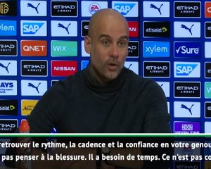 26e j. - Guardiola : "Leroy Sané a besoin de temps"
