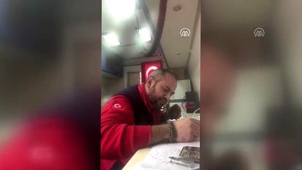 Van'daki ikinci çığ - SAKOM'dan yardım isteme anı kamerada