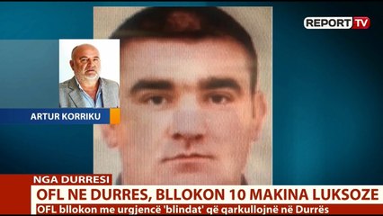 Report TV -Bllokohen 10 makina luksoze në Durrës
