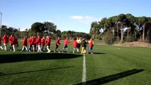 Futbol: 17 yaş altı kızlar hazırlık maçı